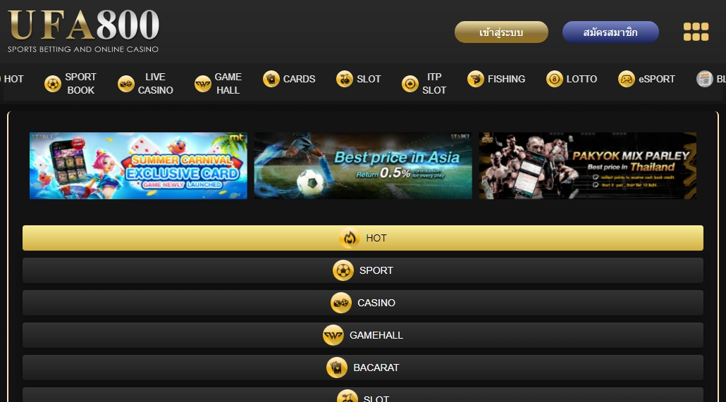 UFA800 Casino